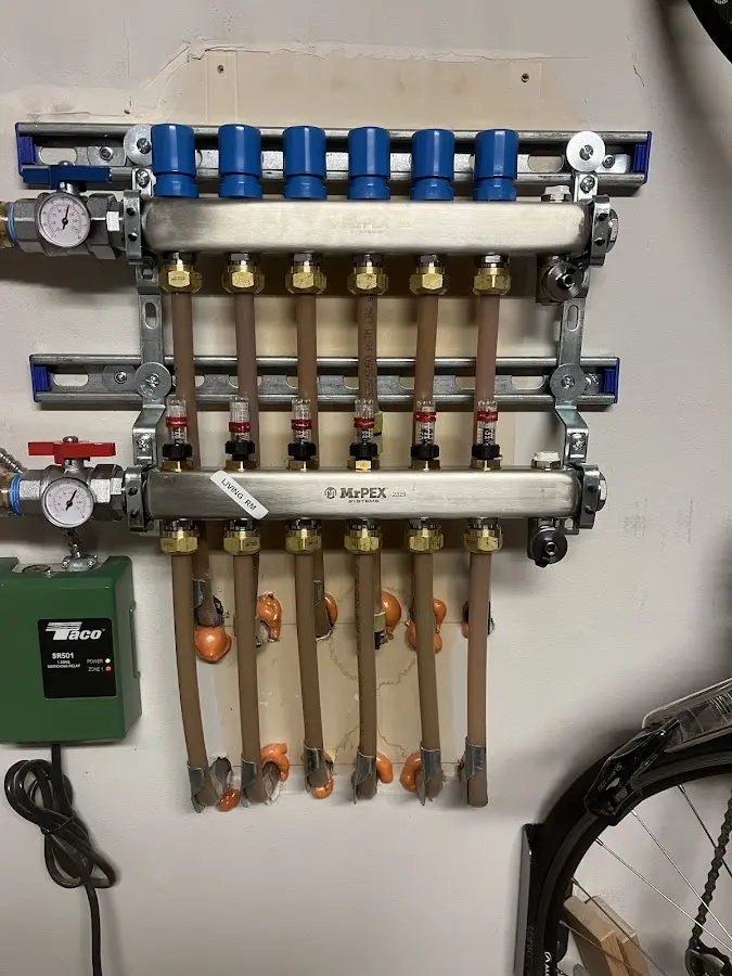 Plumber performing Leak Detection at a residential property in Bridgeport